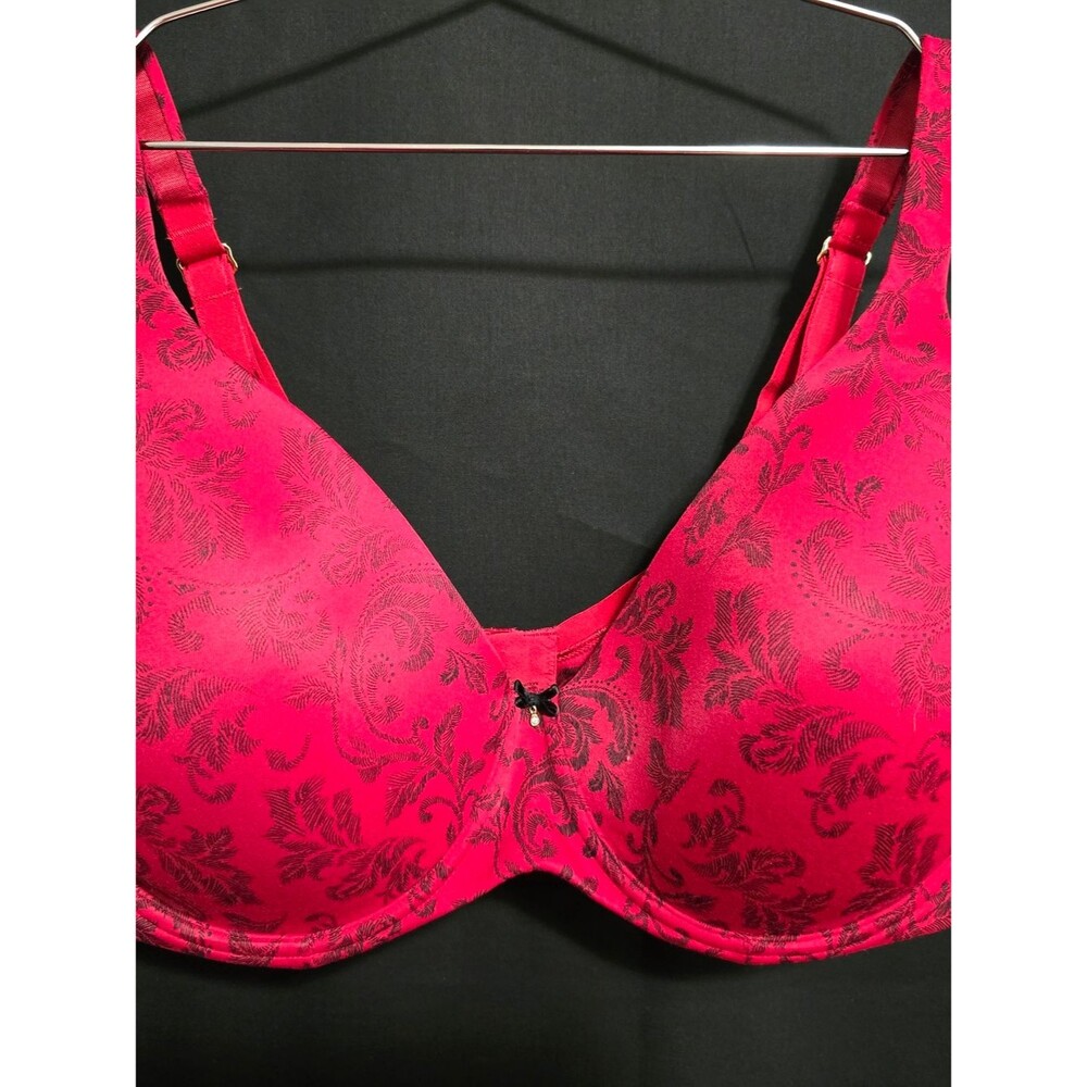 Soma Floral Full-Coverage Bra in red 38DDD